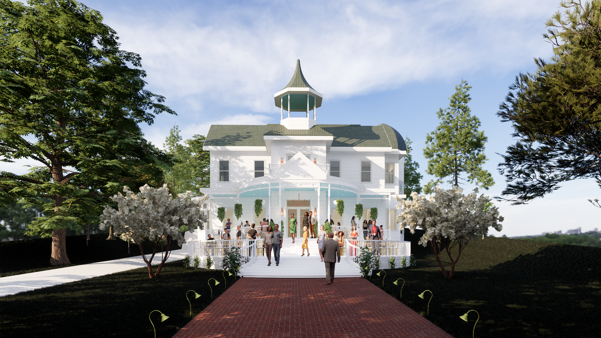 Evening event rendering